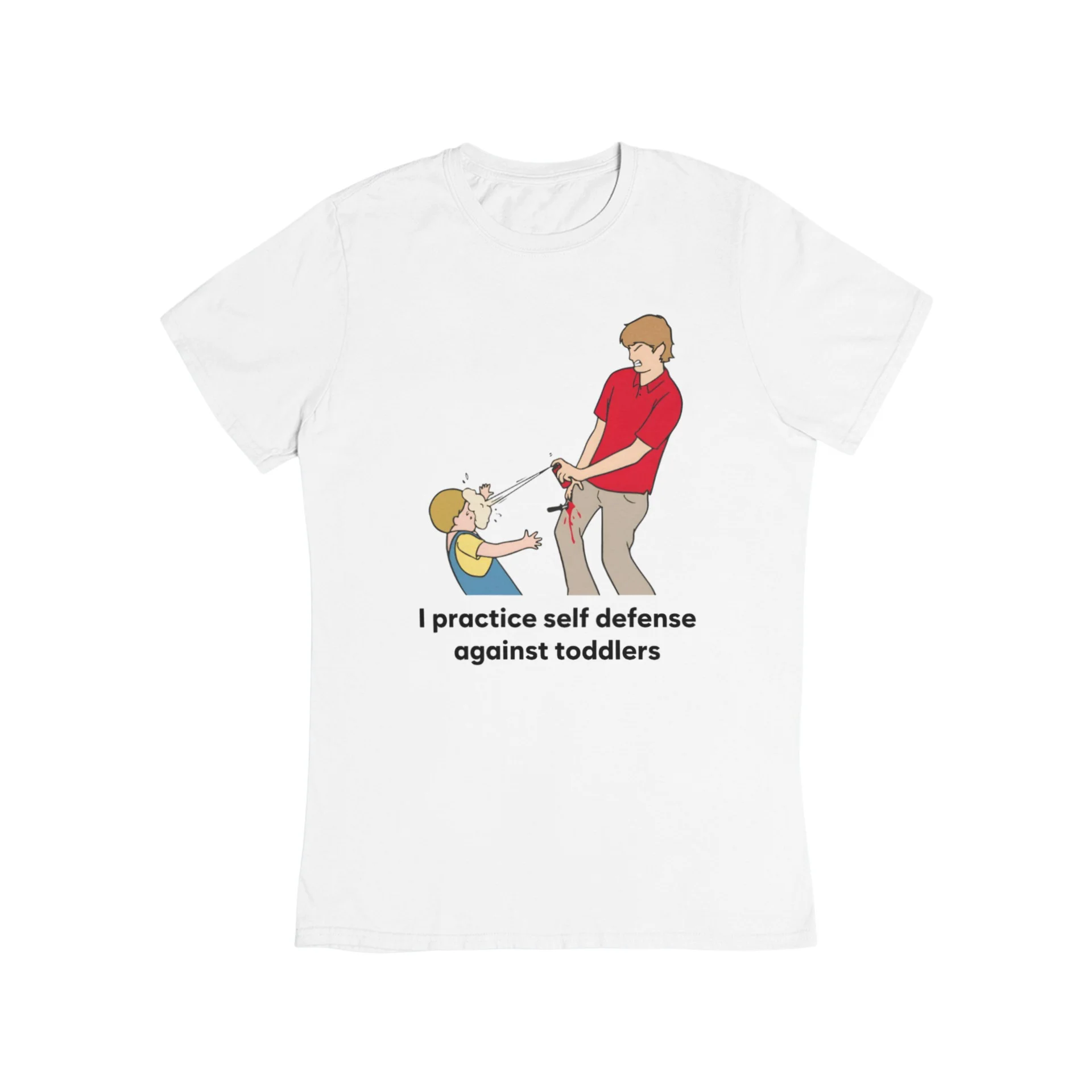 I Practice Self Defense Against Toddlers T-Shirt
