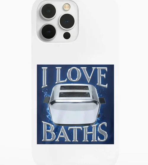 I Love Baths Phone Case